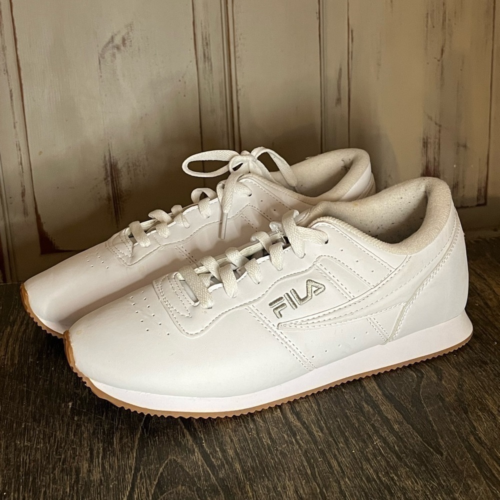 Fila White Machu Sneakers Trainers womens 10